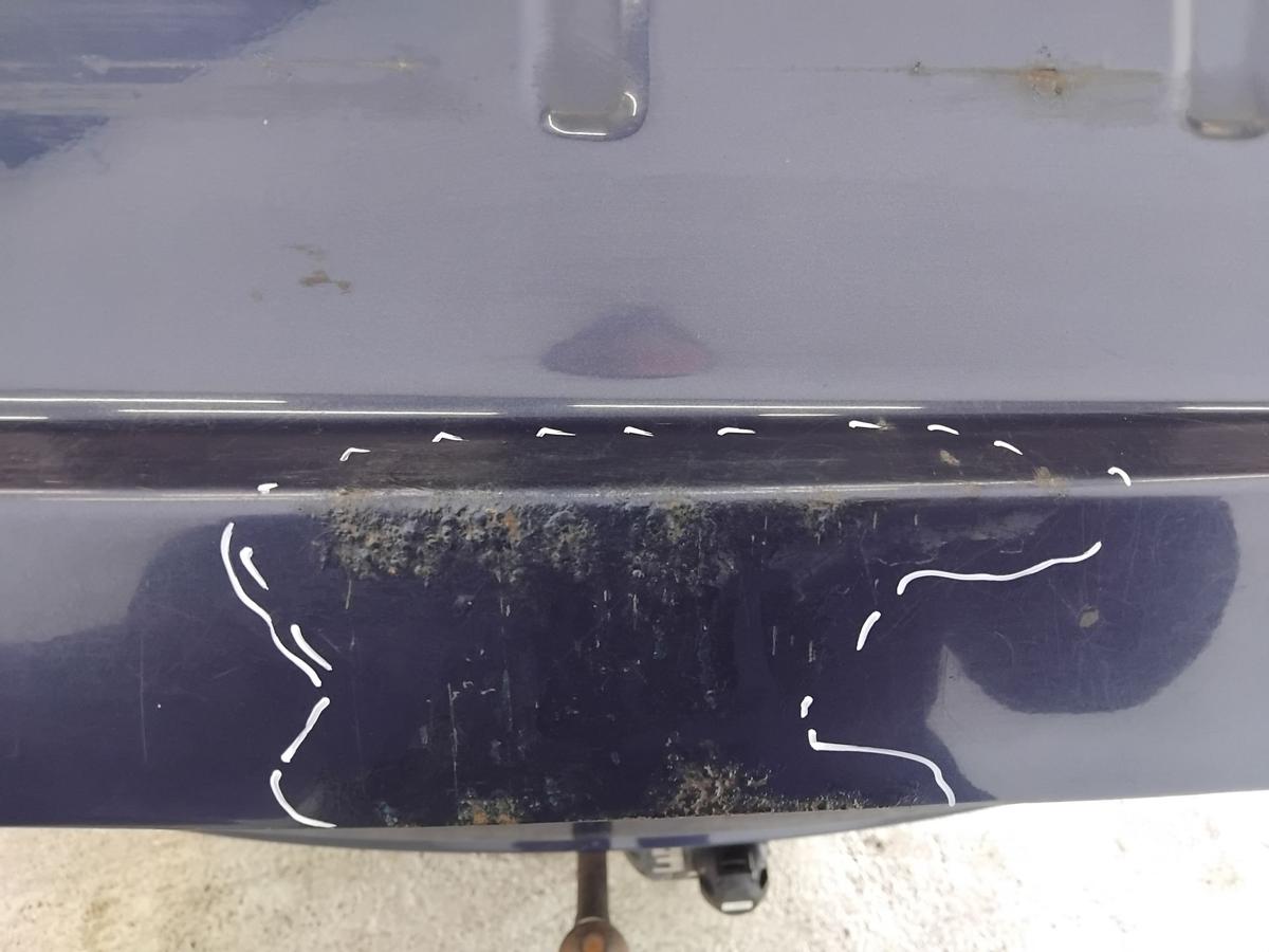 Kia Carens II Heckklappe 1C Imperial Blue Metallic mit Heckscheibe BJ2002 Mangel