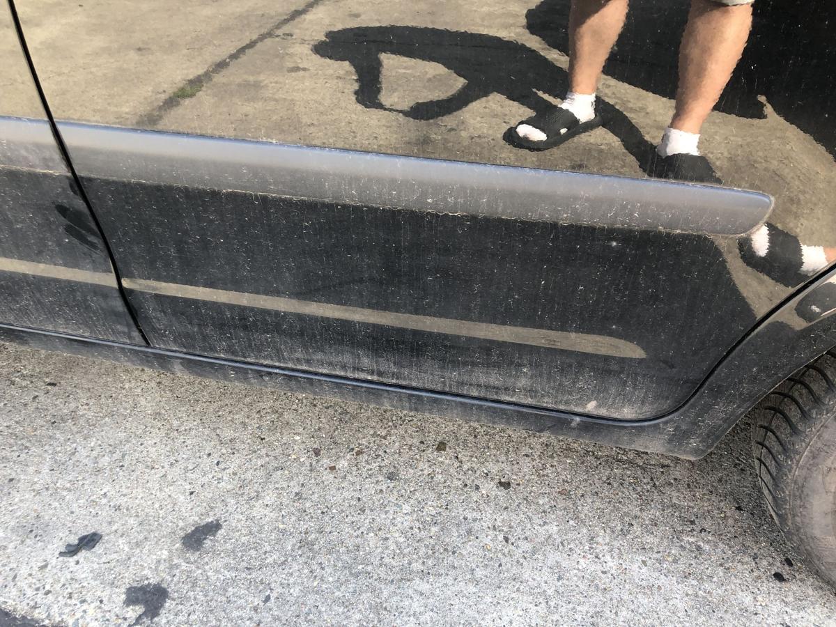 VW Polo 9N3 T&uuml;r hinten links Fondt&uuml;r im Rohbau L041 Brillantschwarz