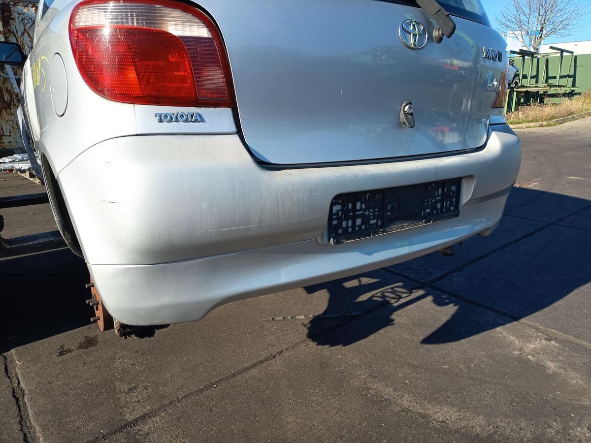 Toyota Yaris XP10 orig Stoßstange hinten Stoßfänger 199 Siber Bj 2000