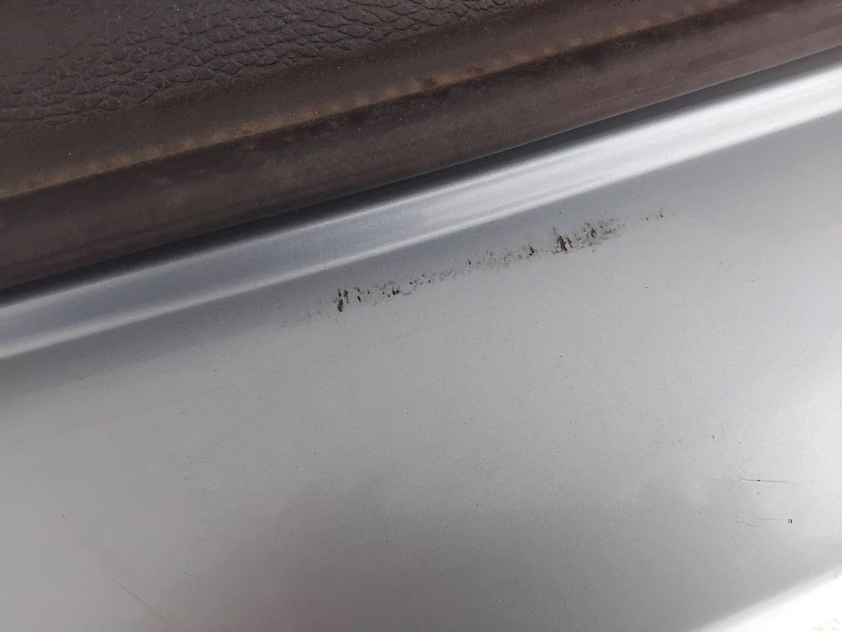 W Passat 3C Variant orig Sto&szlig;stange Stossf&auml;nger hinten BJ2009 LB5M Arcticbluesilver