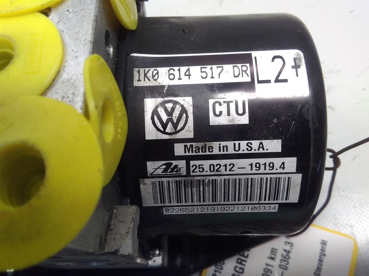 VW Golf 6 Variant Bj.2012 original ABS-Block 1K0614517DR 1K0907379BL