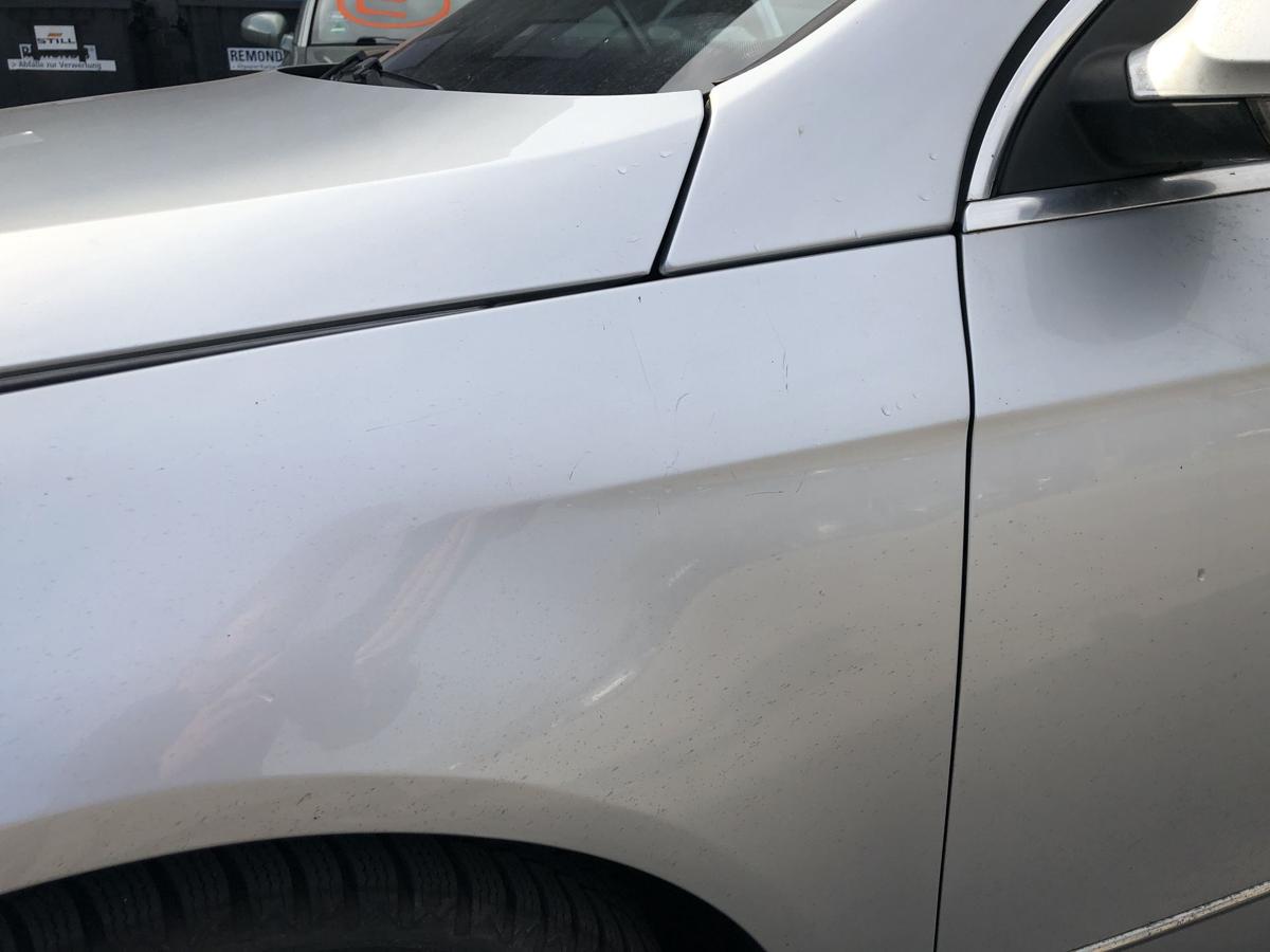 VW Passat 3C B6 Variant Kotfl&uuml;gel vorn links Fahrerseite LA7W Reflexsilber OE