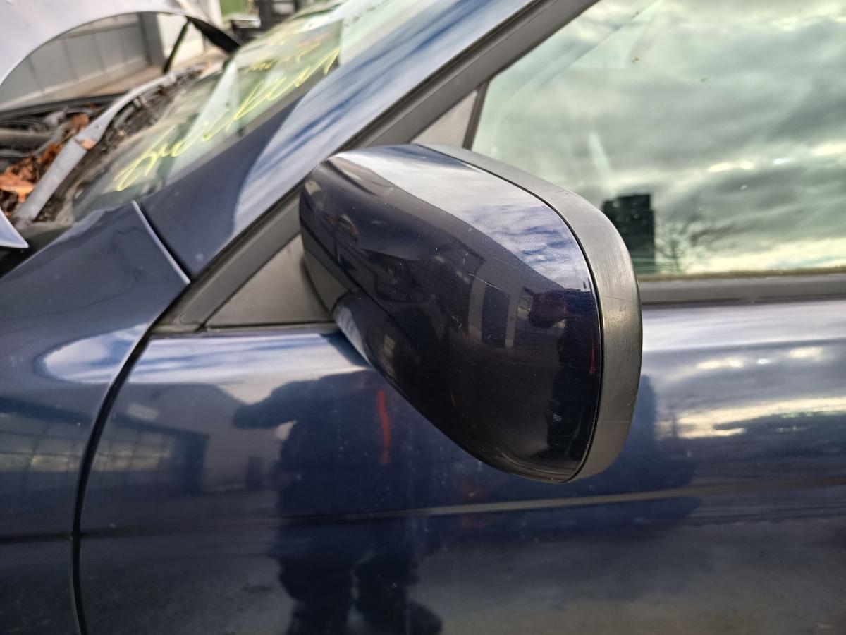 BMW E39 original Aussenspiegel links elektrisch anklapp 317/5 Orientblau Bj 2003