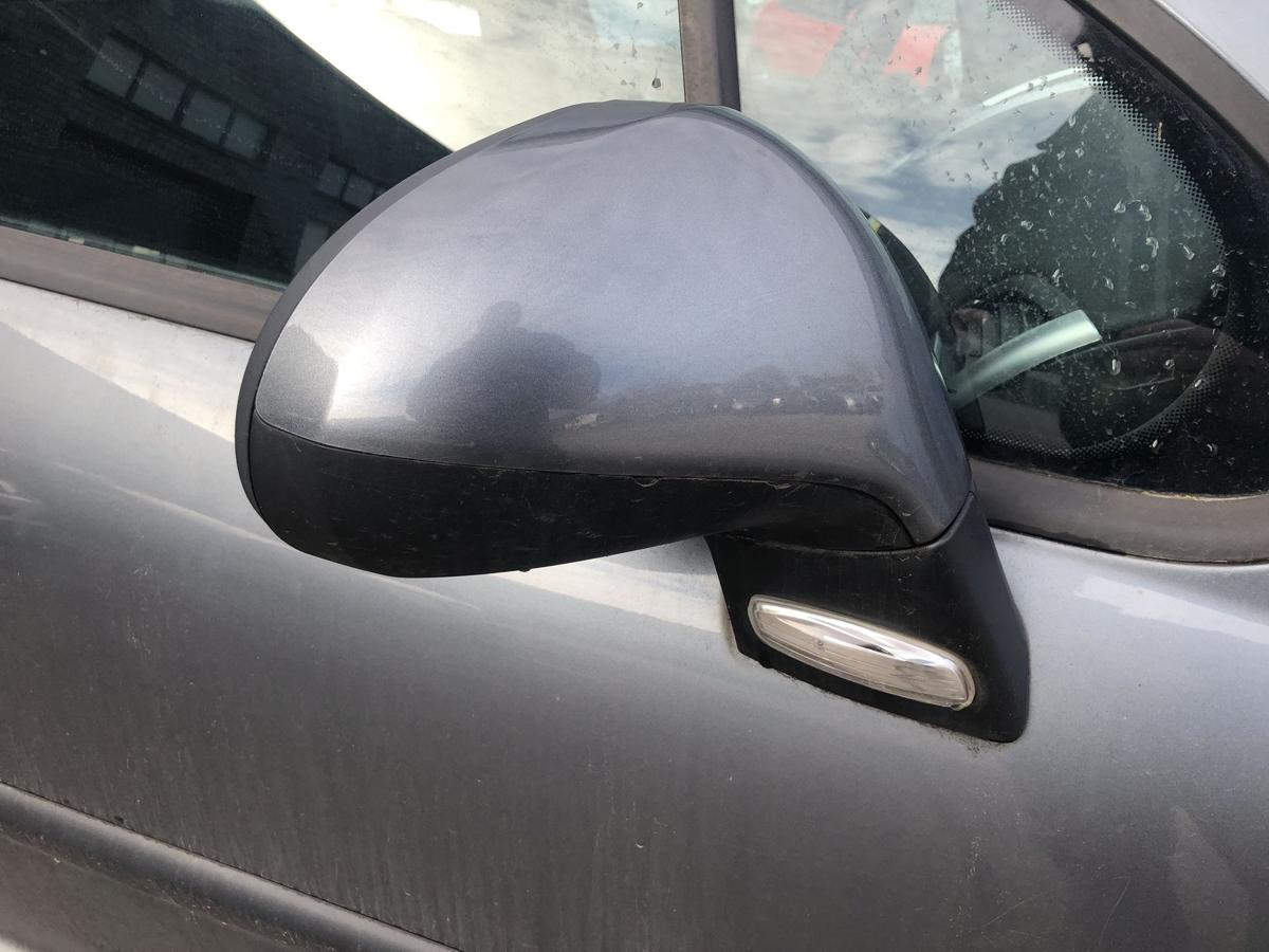 Peugeot 207 SW Typ WE Au&szlig;enspiegel rechts R&uuml;ckspiegel Spiegel elek KTH grau
