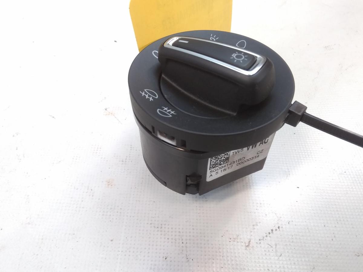 VW Golf 7 original Lichtschalter Auto Nebel ab 2017 5G0941431BD
