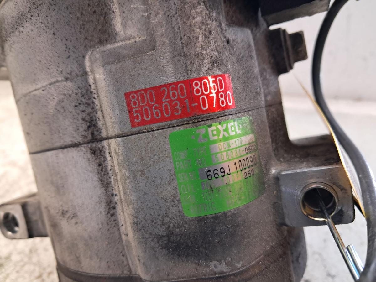 VW Passat B5 3B original Klimakompressor 8D0260805D ZEXEL 1.8 92kw ADR BJ1997