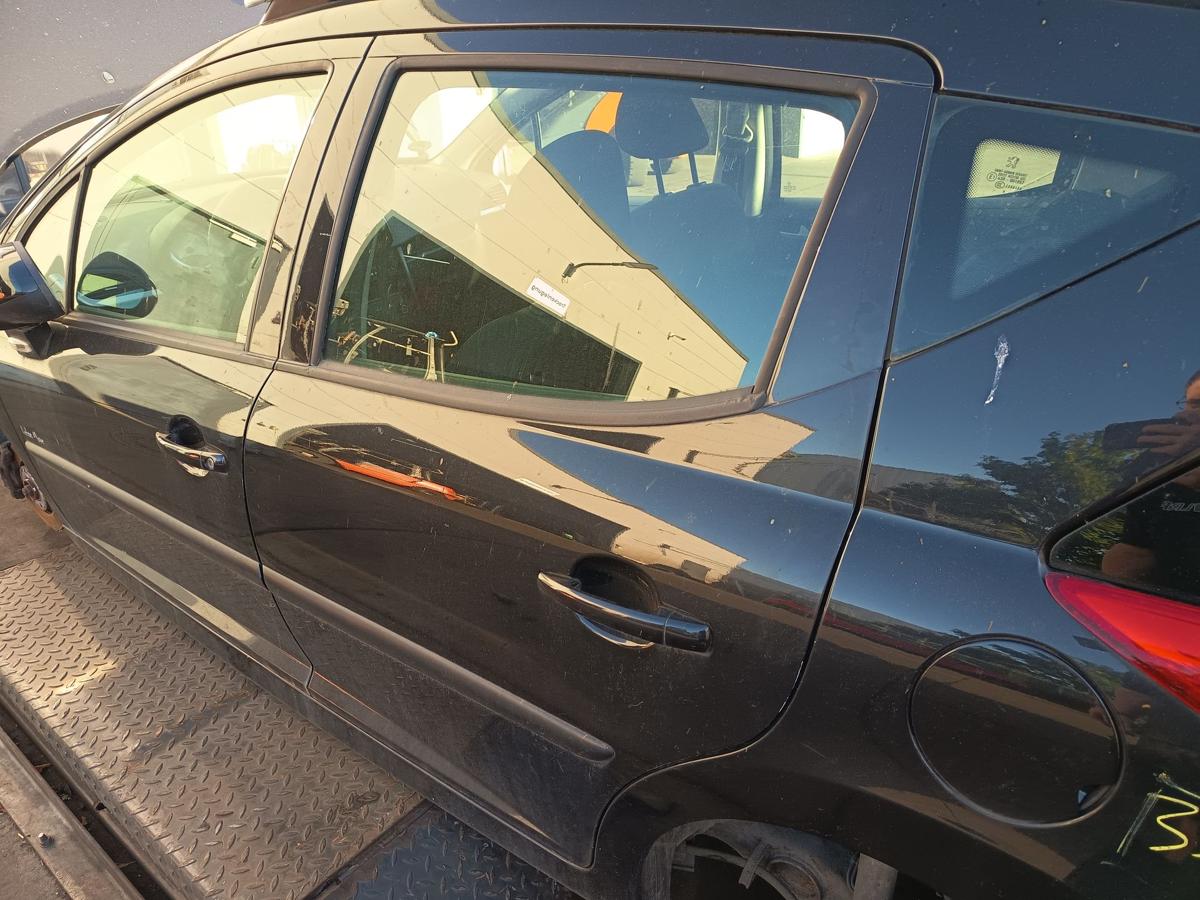 Peugeot 207SW original T&uuml;r Roht&uuml;r hinten links EXL schwarz Baujahr 2009