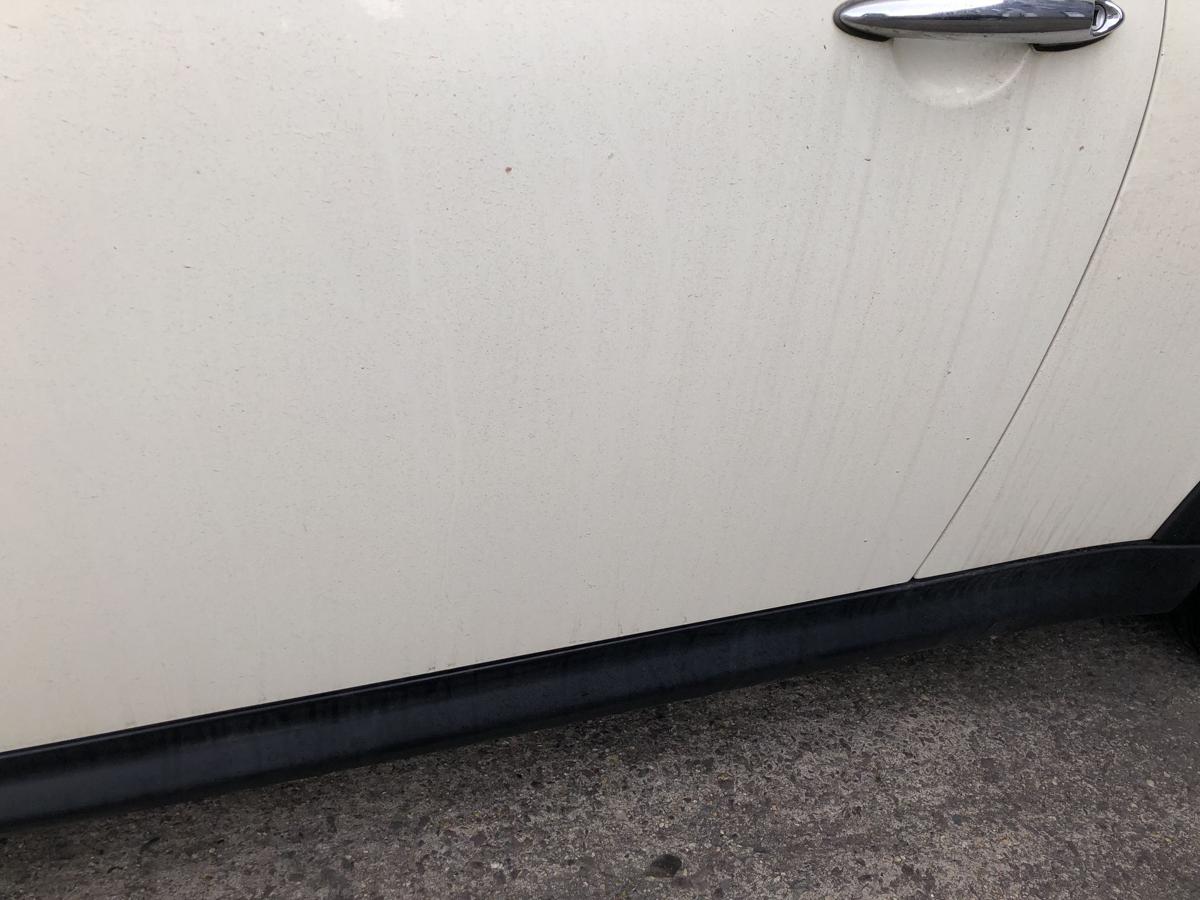 BMW Mini R56 T&uuml;r vorne links Pepper White Fahrert&uuml;r Rohbau