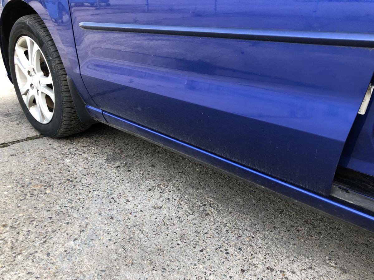 Mazda 5 CR ab 2008 T&uuml;r vorn links Fahrert&uuml;r im Rohbau 34J Aurora Blue