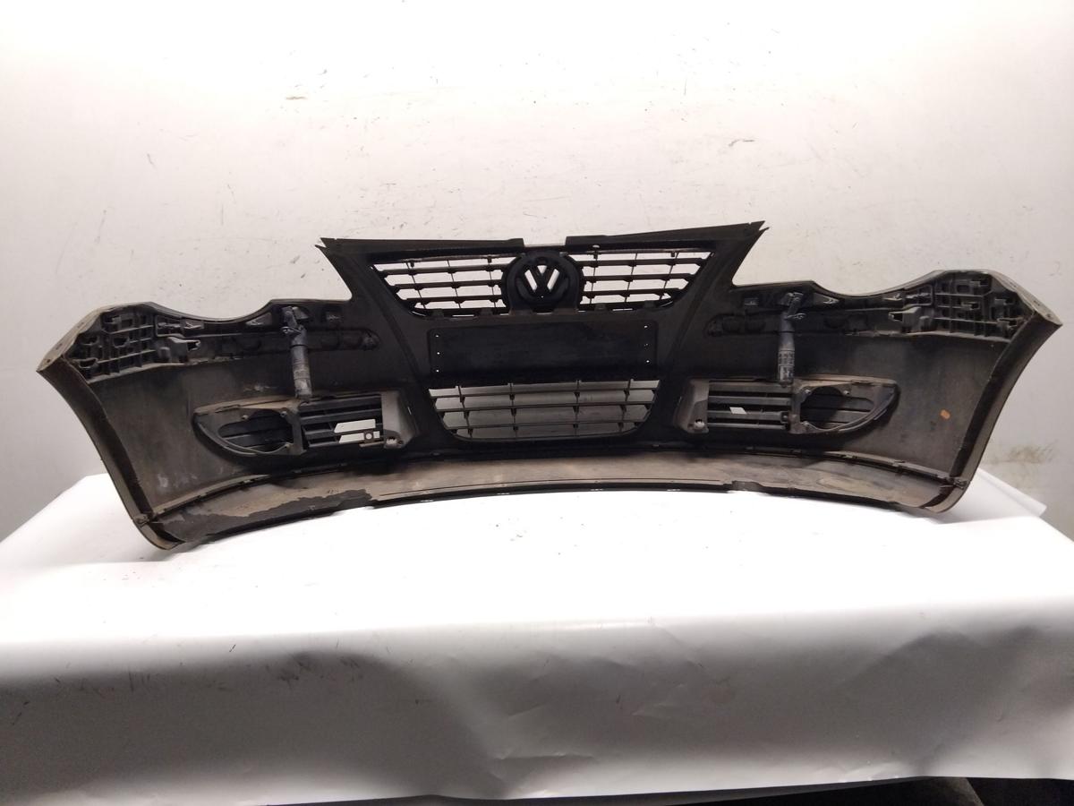 VW Polo 9N3 original Sto&szlig;stange Sto&szlig;f&auml;nger vorn LC9Z Black Magic Metallic SWRA BJ2006