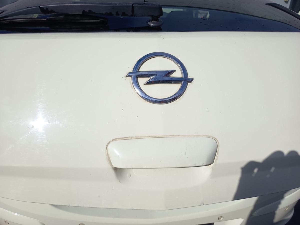Opel Corsa D 3t&uuml;rer original Heckklappe mit Scheibe Z30R Guacamolewei&szlig; Bj 2012