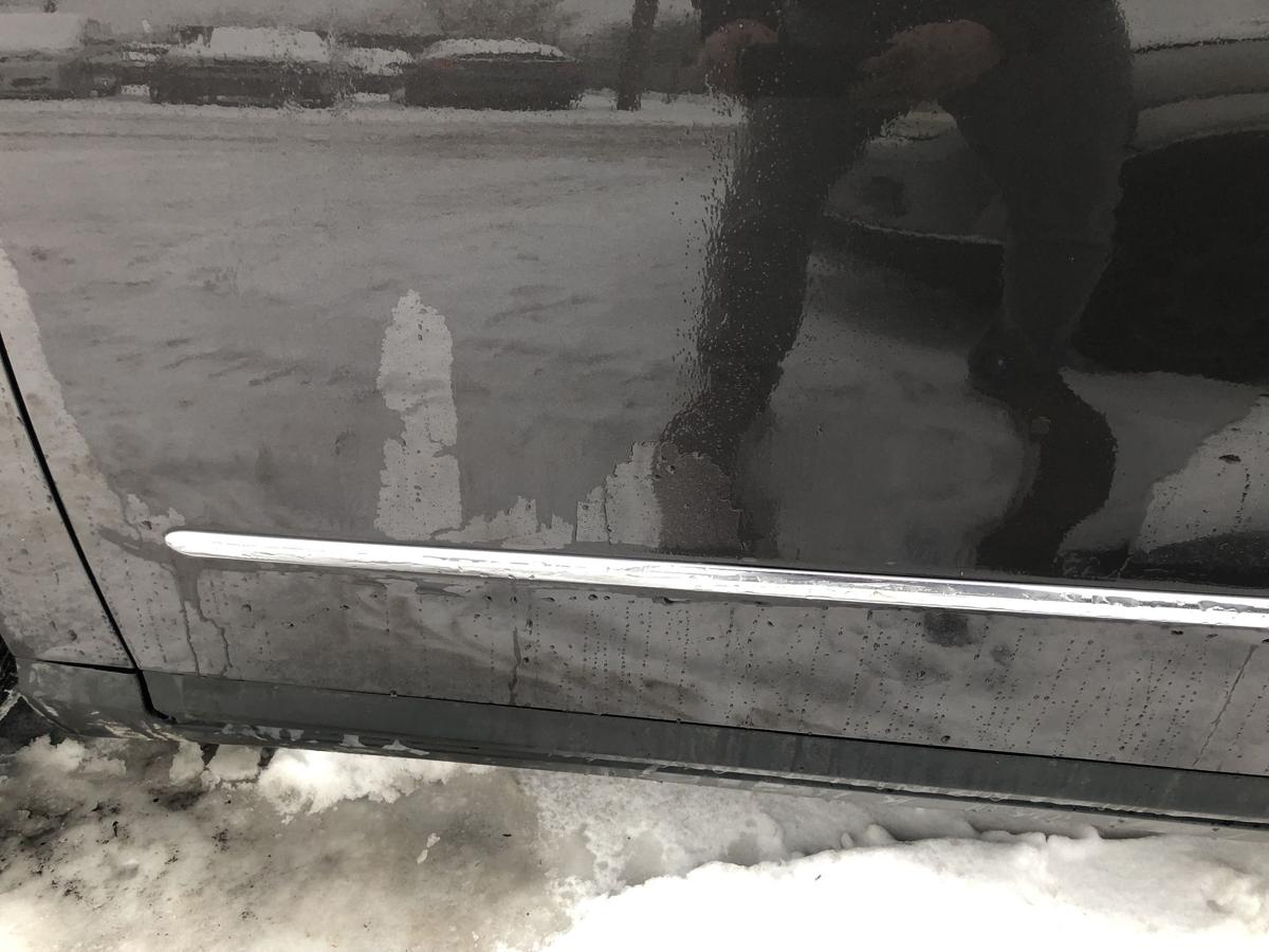 VW Passat 3C Variant T&uuml;r vorn links Fahrert&uuml;r Rohbau Autot&uuml;r LC8Z Moccabrown