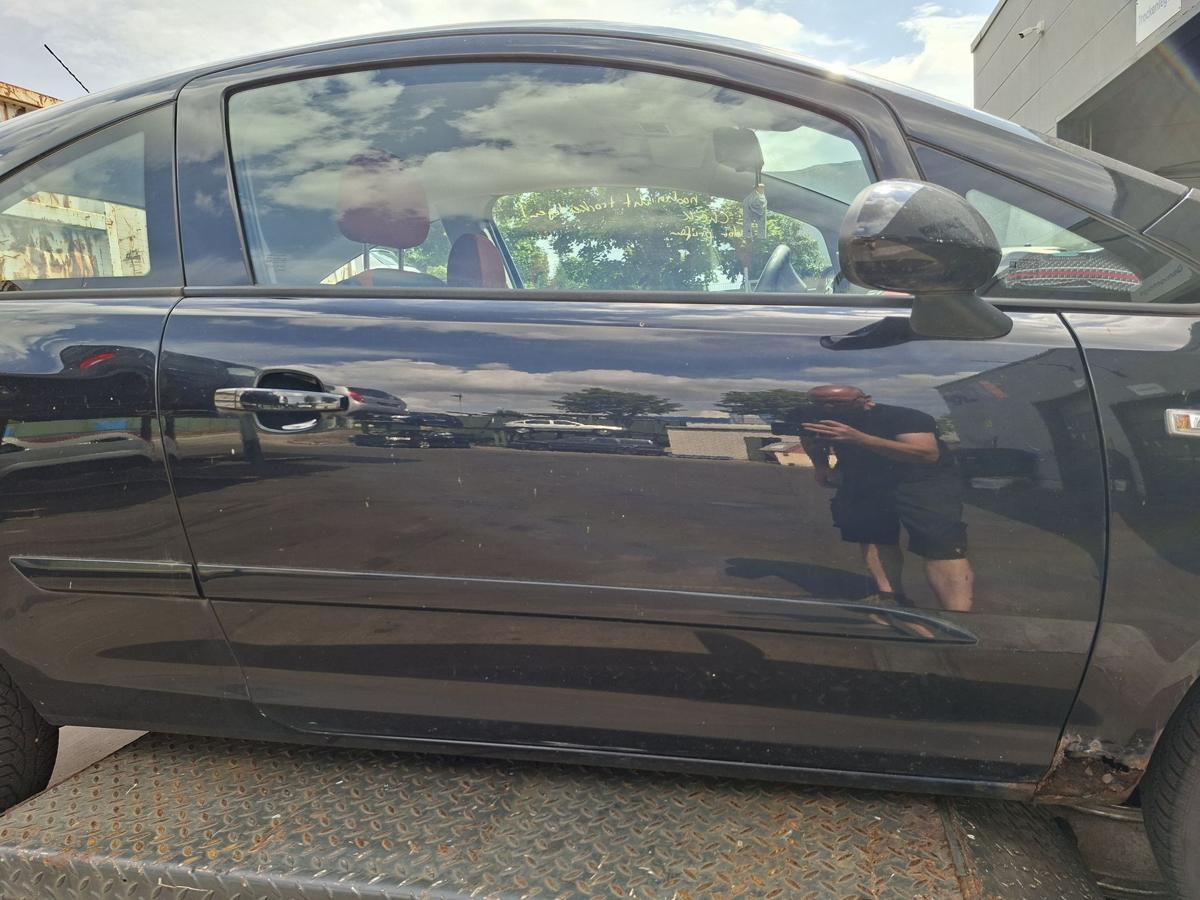 Opel Corsa D orig Tür rechts Beifahrerseite 3trg 2HU Saphirschwarz Metallic Bj07