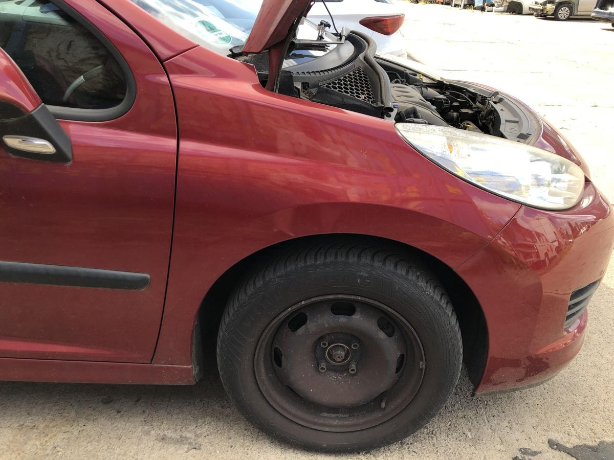 Peugeot 207 WA WC Kotfl&uuml;gel rechts Beifahrerseite Seitenwand KJC Rouge Erythree