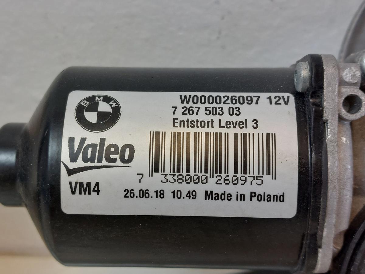 BMW 1er F21 M140i LCI Wischergest&auml;nge Wischerantrieb mit Wischermotor Valeo