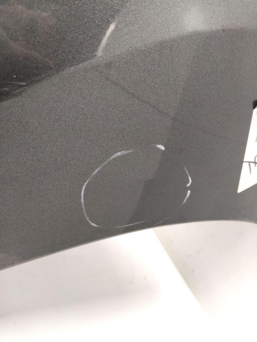 Peugeot 207 WA orig Sto&szlig;f&auml;nger Sto&szlig;stange hinten Flie&szlig;heck BJ2010 EZQ Manitobagrau