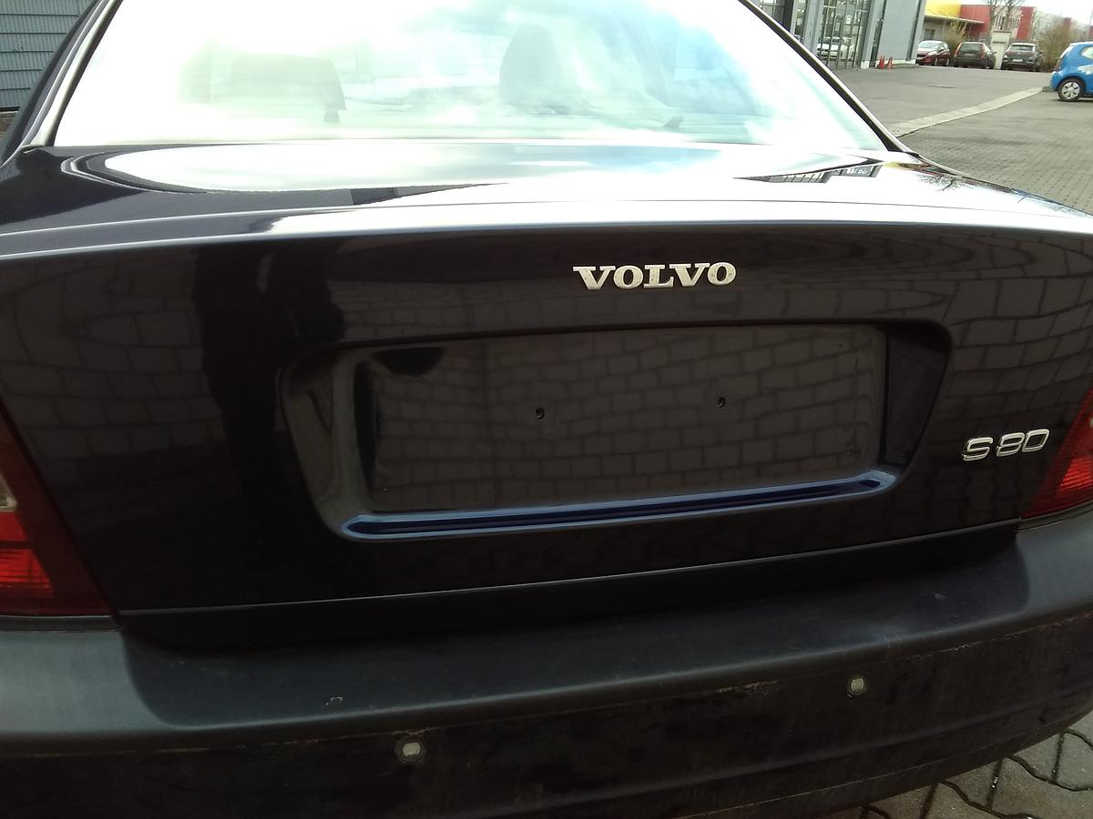 Volvo S 80 orig Heckklappe Royalblau mica Bj 2002