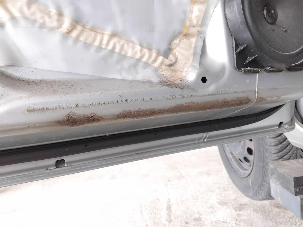 Honda Jazz GD T&uuml;r vorn links Fahrert&uuml;r satinsilber NH623M BJ2005