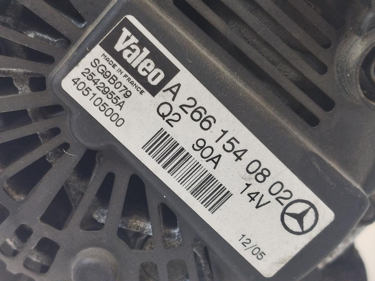 Mercedes A Klasse W169 Lichtmaschine Generator 90A OEM Valeo 2542955A