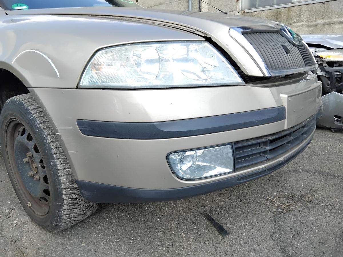 Skoda Octavia II 1Z original Sto&szlig;f&auml;nger Sto&szlig;stange vorn BJ2006 LF8F saharabeigemetallic