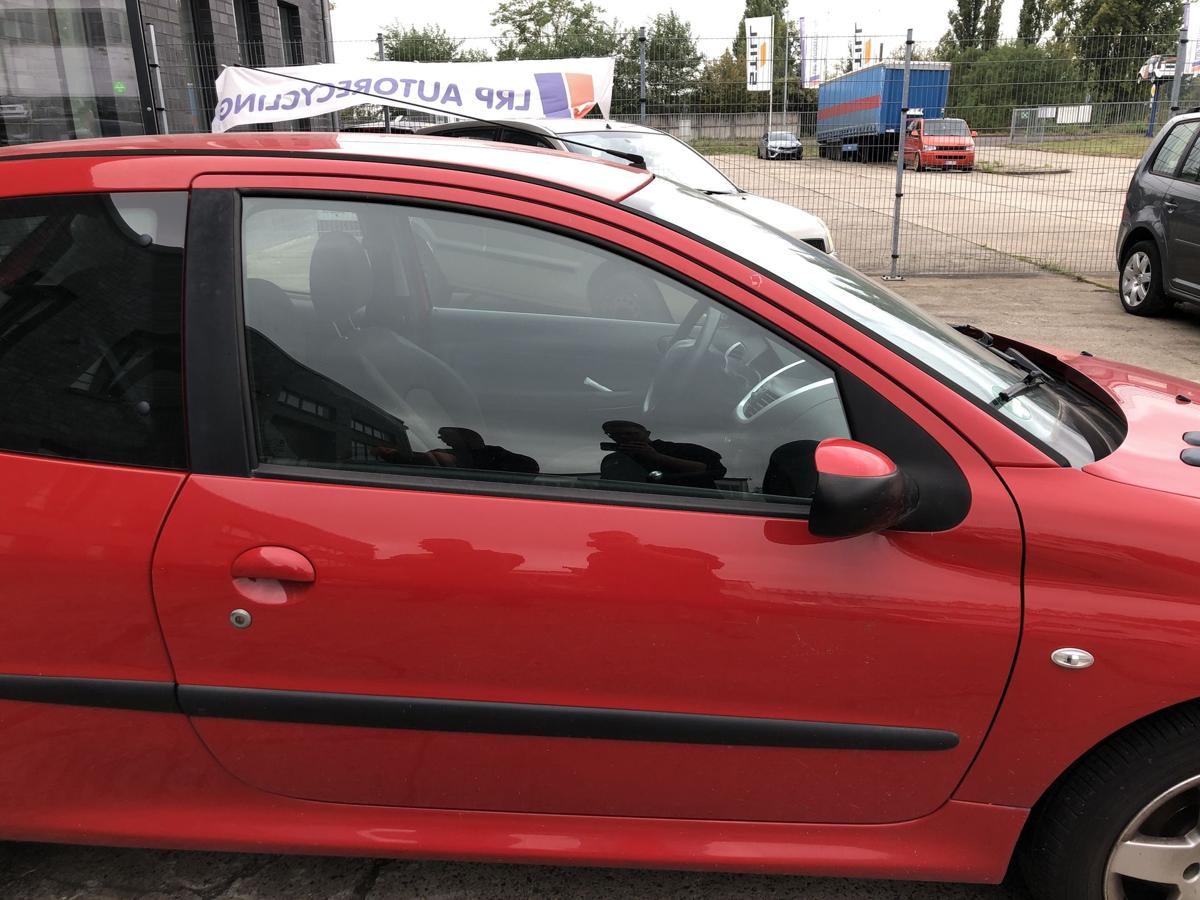 Peugeot 206+ Tür vorn links Beifahrertür KKN Rouge Aden nur 3 türer Rohbau