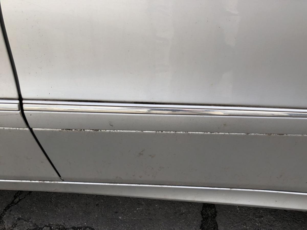 Mercedes E Klasse W211 Limo T&uuml;r hinten links Fondt&uuml;r Rohbau 744 Brillantsilber