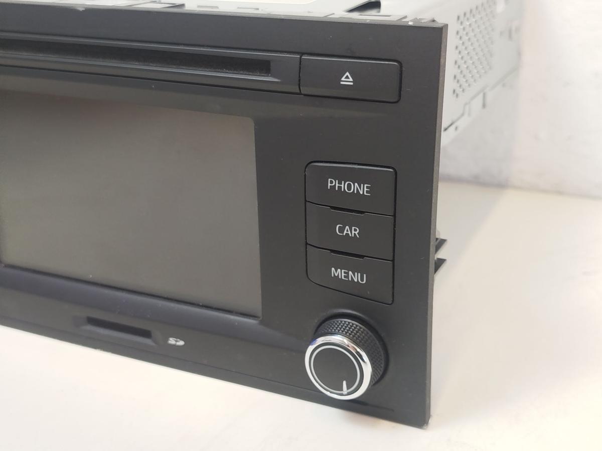 Seat Leon 5F Radio Autoradio Modell Entry Plus OEM ohne Code