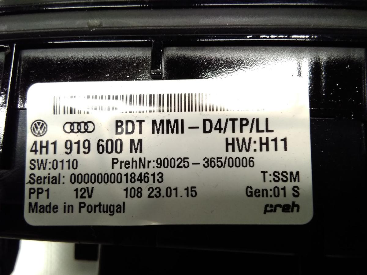 Audi A8 D4 4H orig Bedienungseinheit Multimedia mit Touchpad 4H1919600M BJ2015