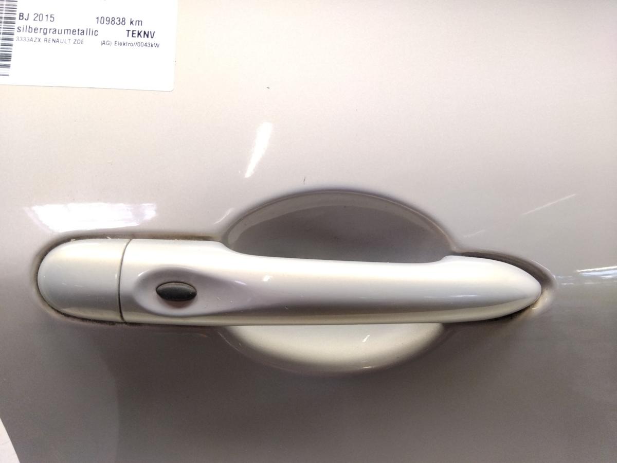 Renault Zoe T&uuml;r vorn rechts Beifahrert&uuml;r silbergraumetallic TEKNV Bj.2015