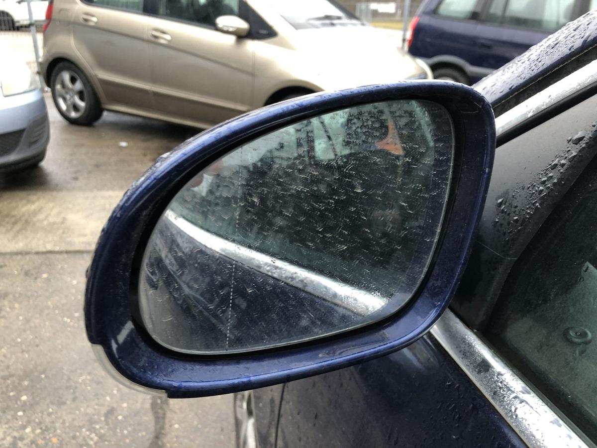 VW Golf 6 VI Variant Aussenspiegel links elek Spiegel Seitenspiegel blau