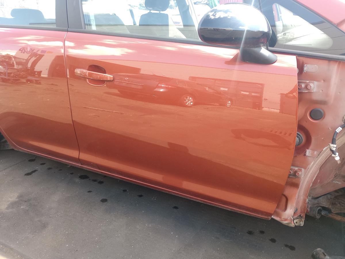 Opel Corsa D orig Tür vorn rechts 5Trg Beifahrertür Z50K Curry Red Bj 2012