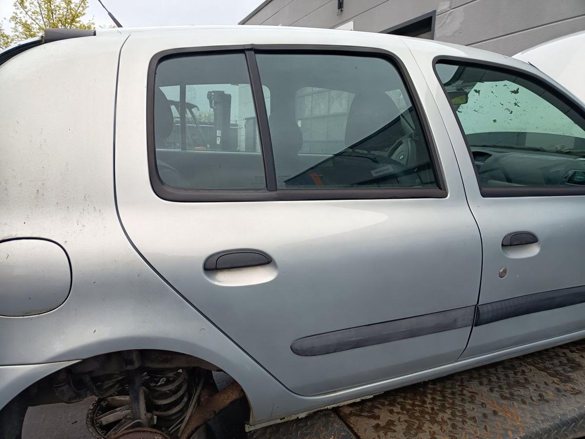 Renault Clio II original T&uuml;r hinten rechts MV632 Grey Boreal Baujahr 2001