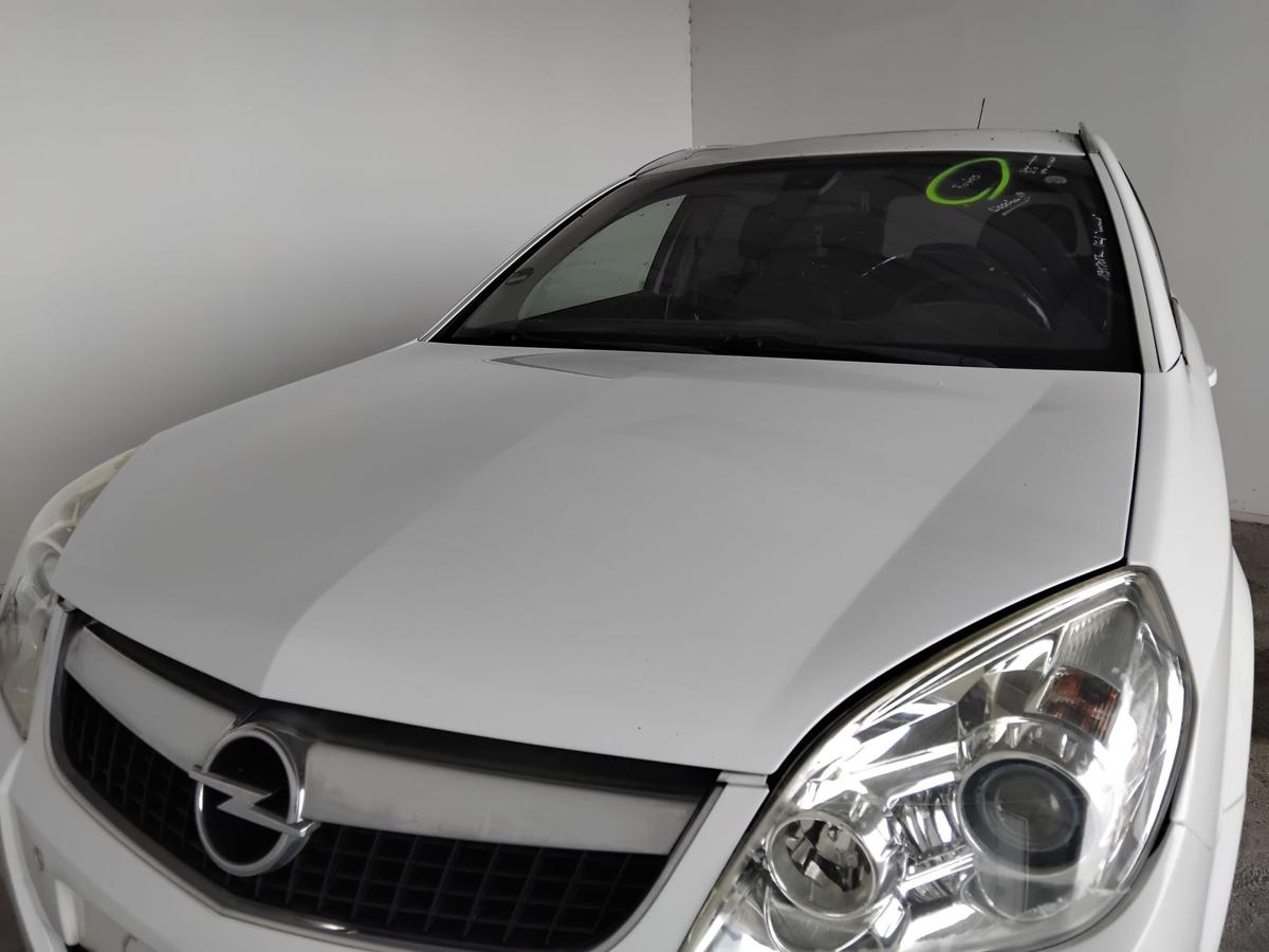 Opel Vectra C Facelift orig Motorhaube Deckel vorn Z474 Casablancawei&szlig; BJ2007