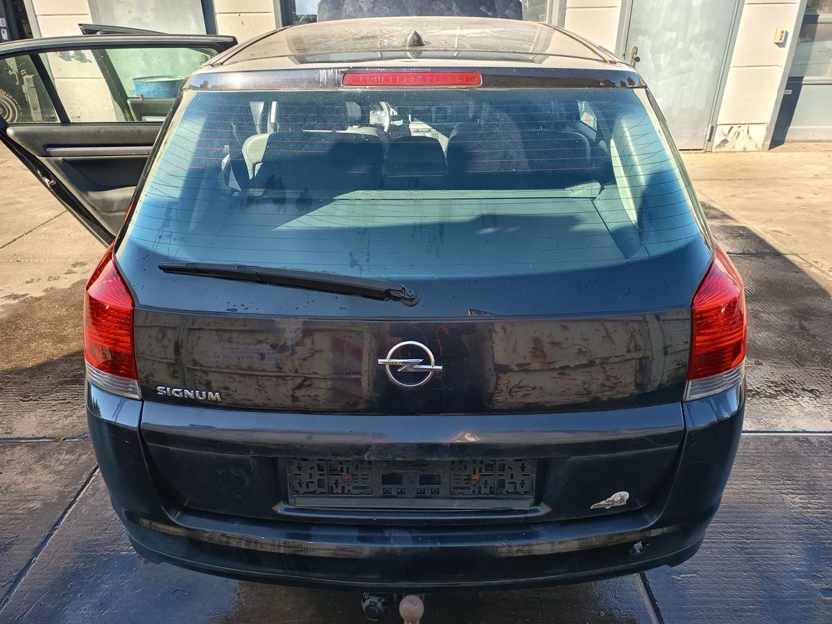 Opel Signum F48 original Heckklappe mit Scheibe 2HU Saphirschwarz Bj 2008