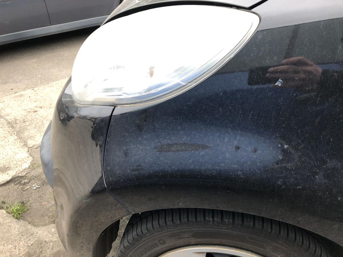 Citroen C1 Typ P Kotfl&uuml;gel vorn links Fahrerseite EXY Onyx schwarz 2005 bis 2012