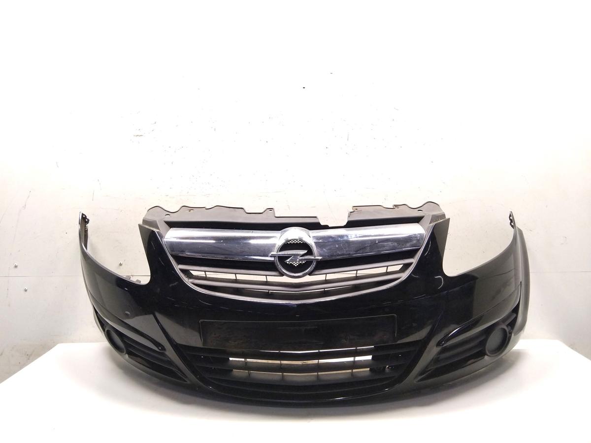 Opel Corsa D original Stoßfänger Stoßstange vorn saphirschwarzmetallic Bj.2007