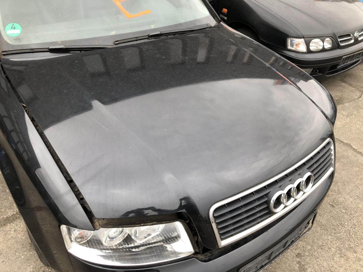 Audi A4 8E B6 Avant Motorhaube Haube Klappe Deckel K&uuml;hlergrill LZ9W schwarz