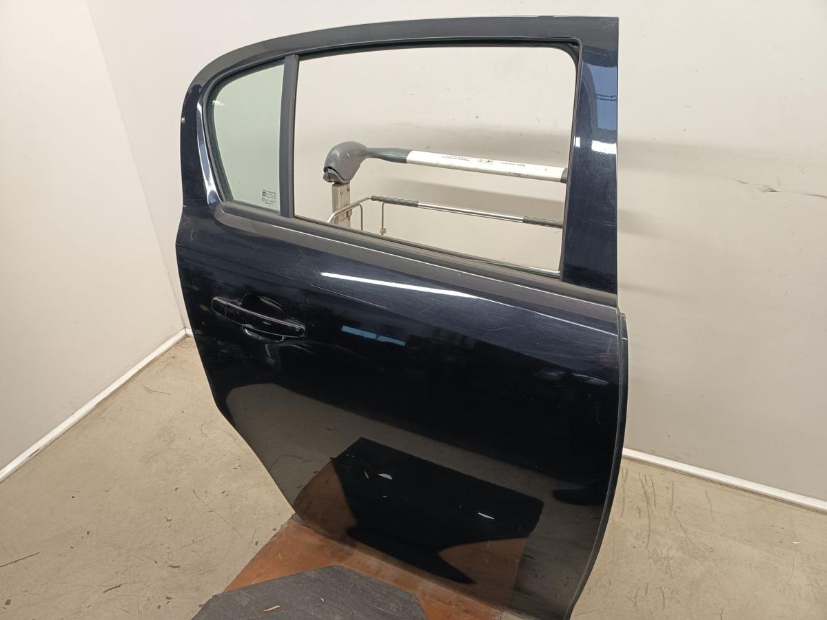 Opel Corsa D original T&uuml;r hinten rechts Fond Z20R Saphirschwarz Bj 2009