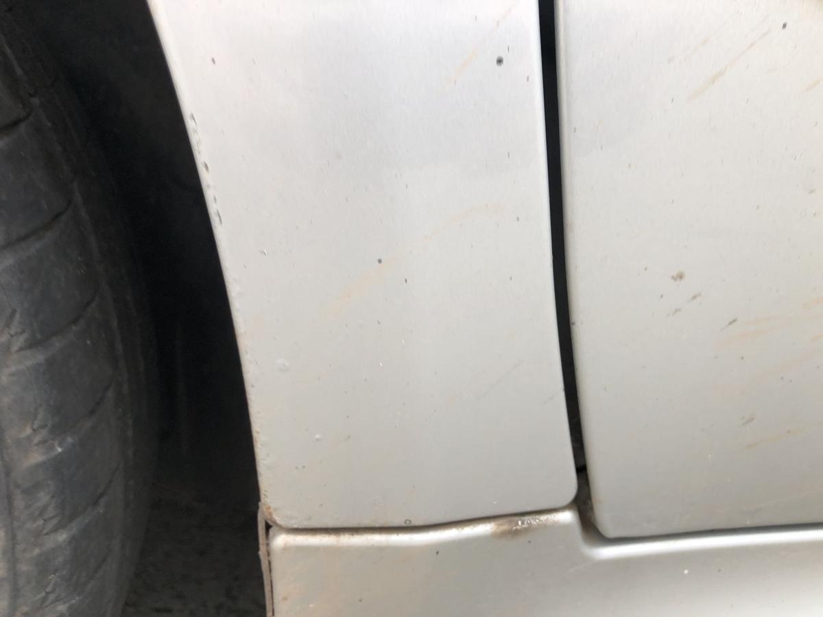 Mercedes A-Klasse W169 Kotfl&uuml;gel vorn links Fahrerseite Seitenwand 761 silber