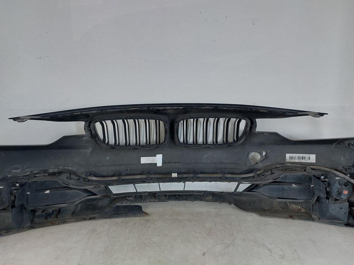 BMW 3er F30 F31 Sportline Sport Sto&szlig;f&auml;nger vorn Nebel SRA 668 schwarz SCHADEN