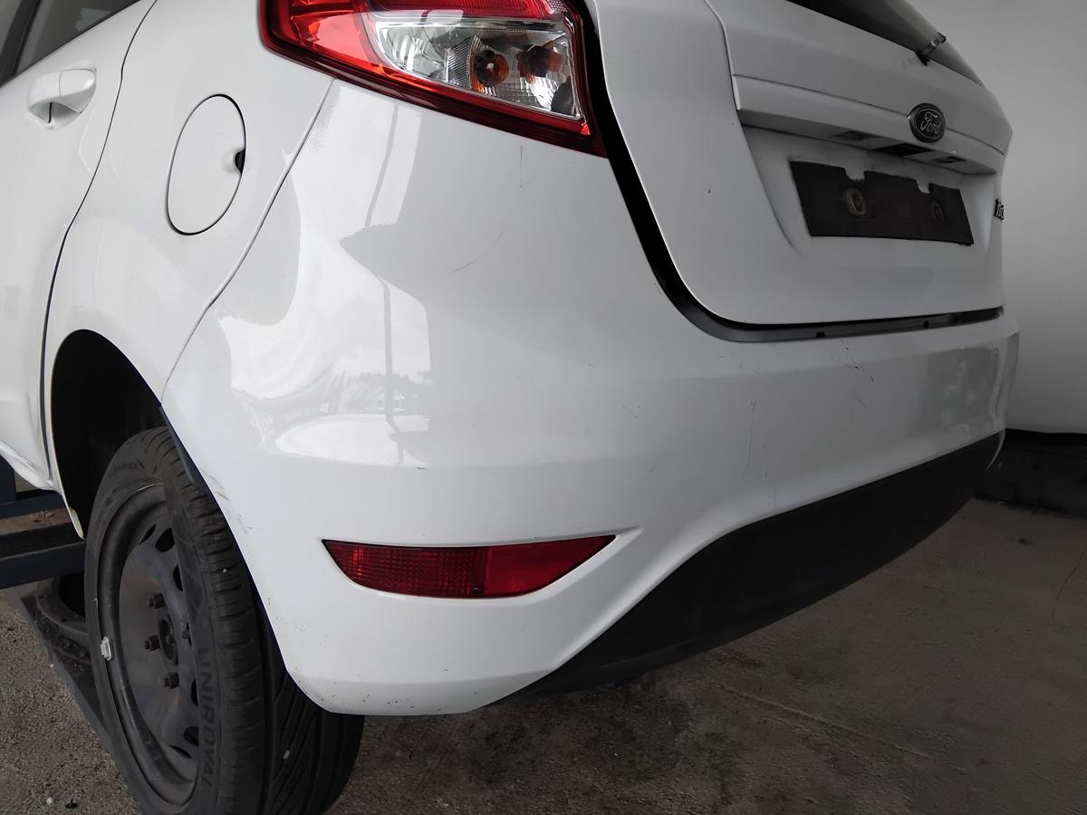 Ford Fiesta JA8 CCN 2013-2017 original Sto&szlig;f&auml;nger Sto&szlig;stange hinten frostwei&szlig;