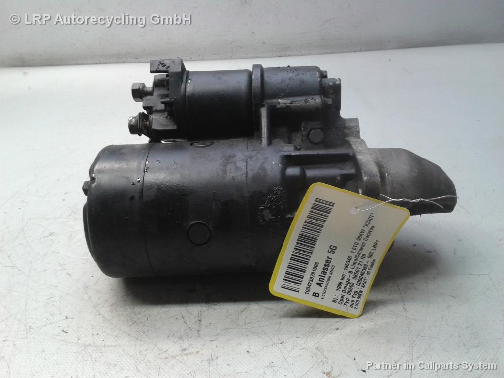 Opel Omega B BJ1998 Anlasser Starter 2.5TD 96kw X25DT 63222035 MAGNETI MARELLI