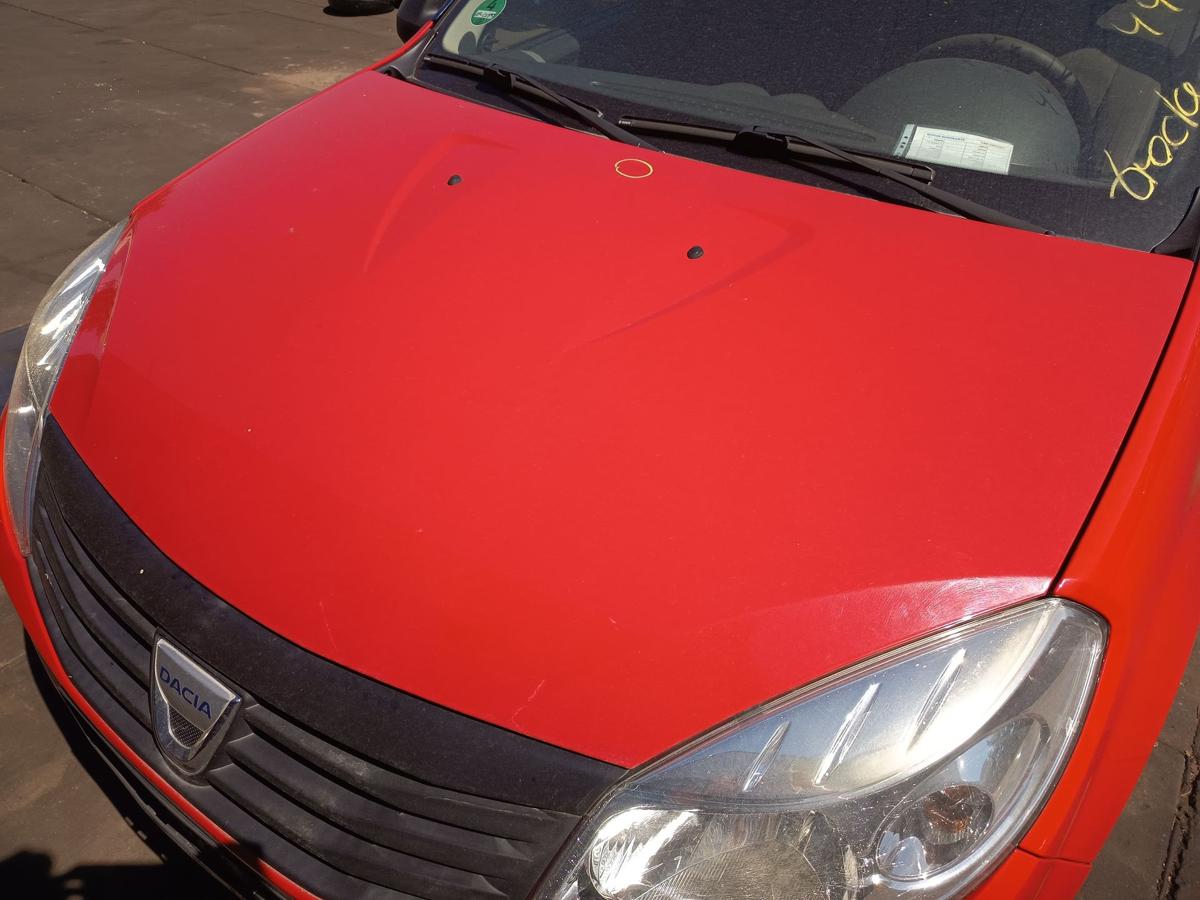 Dacia Sandero original Motorhaube 21D Feuerrot Baujahr 2009