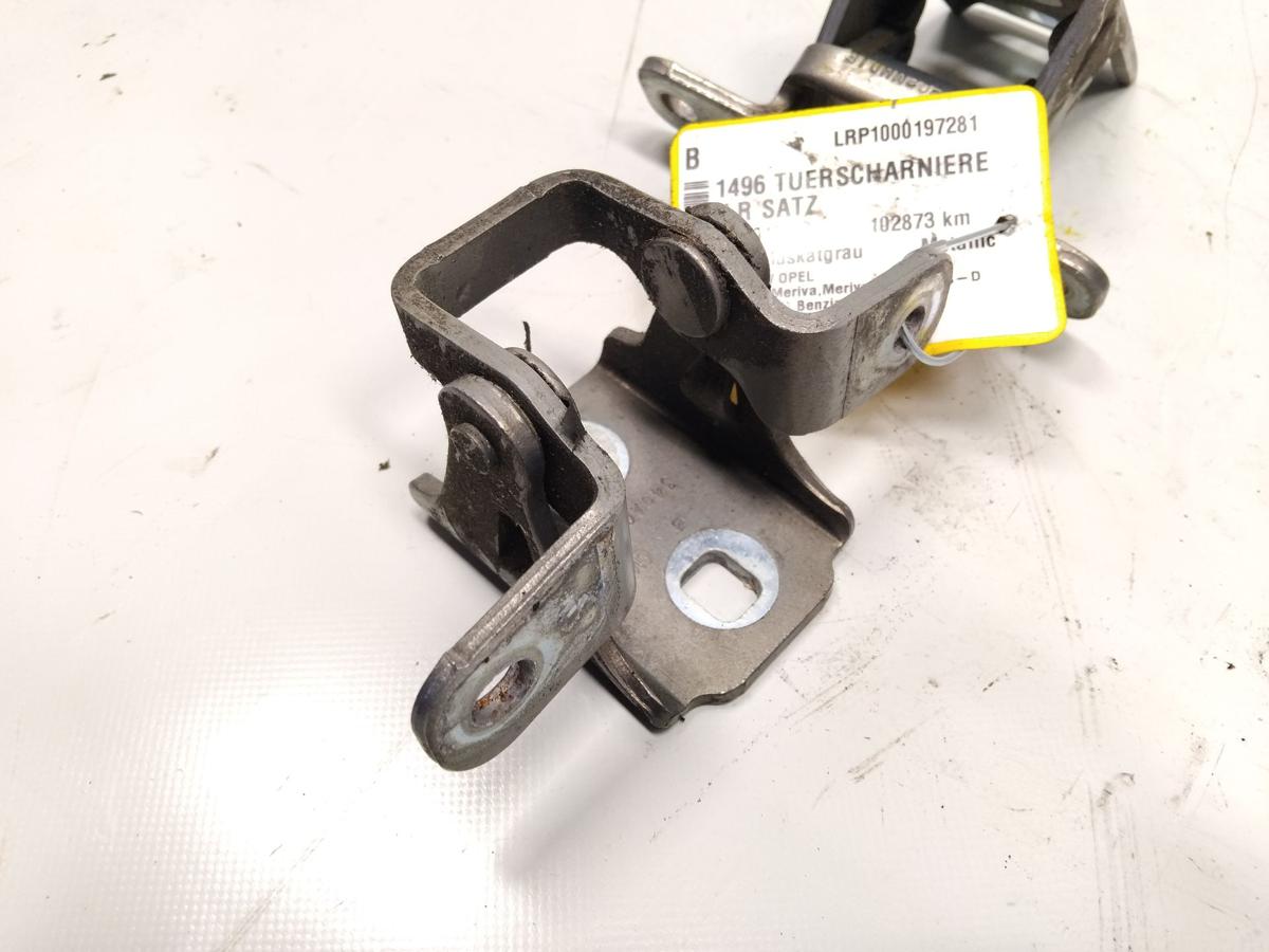 Opel Meriva B original Satz T&uuml;rscharniere vorn rechts unfallfrei Bj.2012