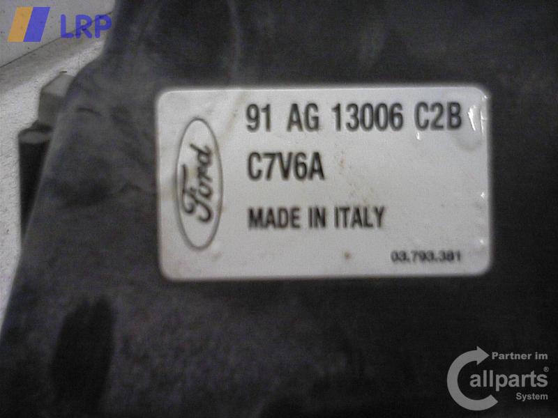 Ford Escort 5 GAL Scheinwerfer links mit LWR 91AG13006C2B CARELLO BJ1991