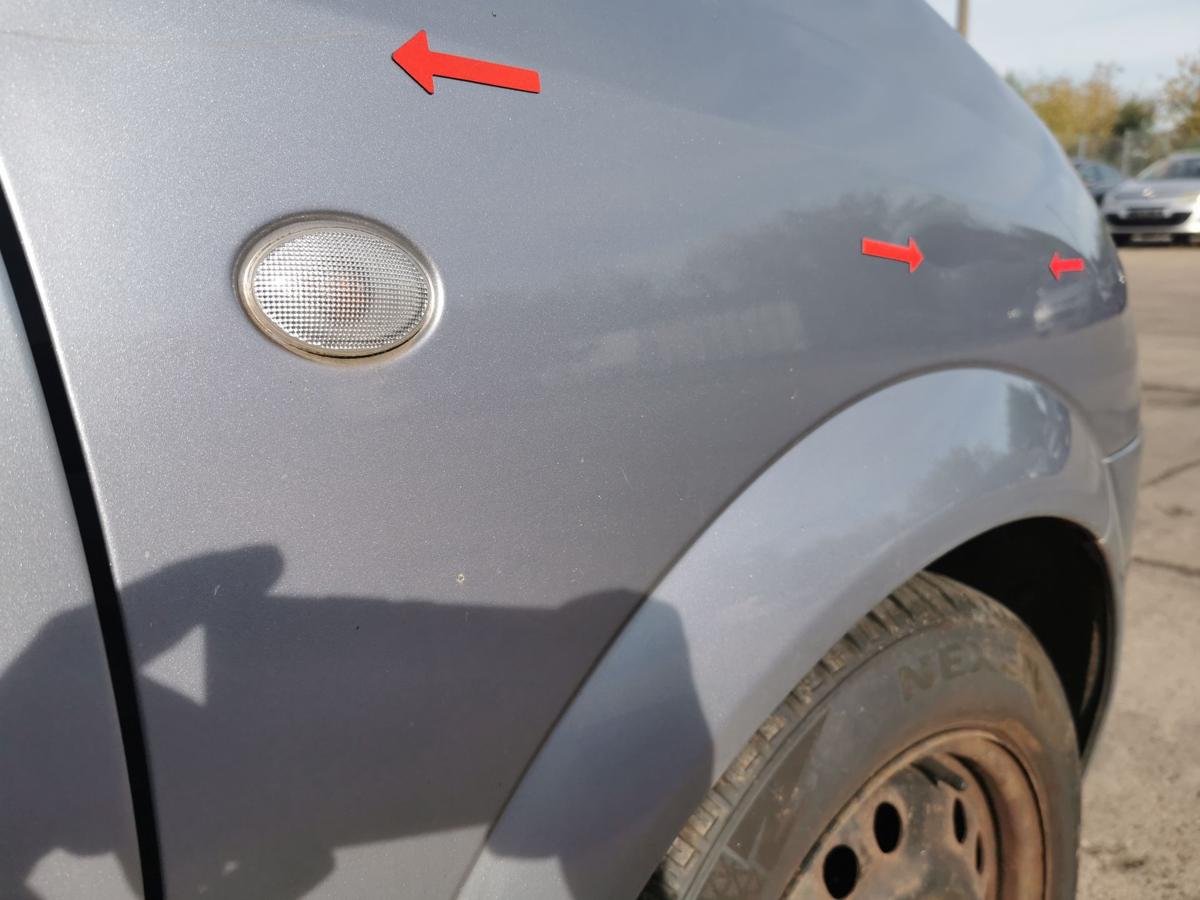 Opel Meriva A Kotflügel Fender Seitenwand vorn rechts 4AU Lichtsilber met DELLEN