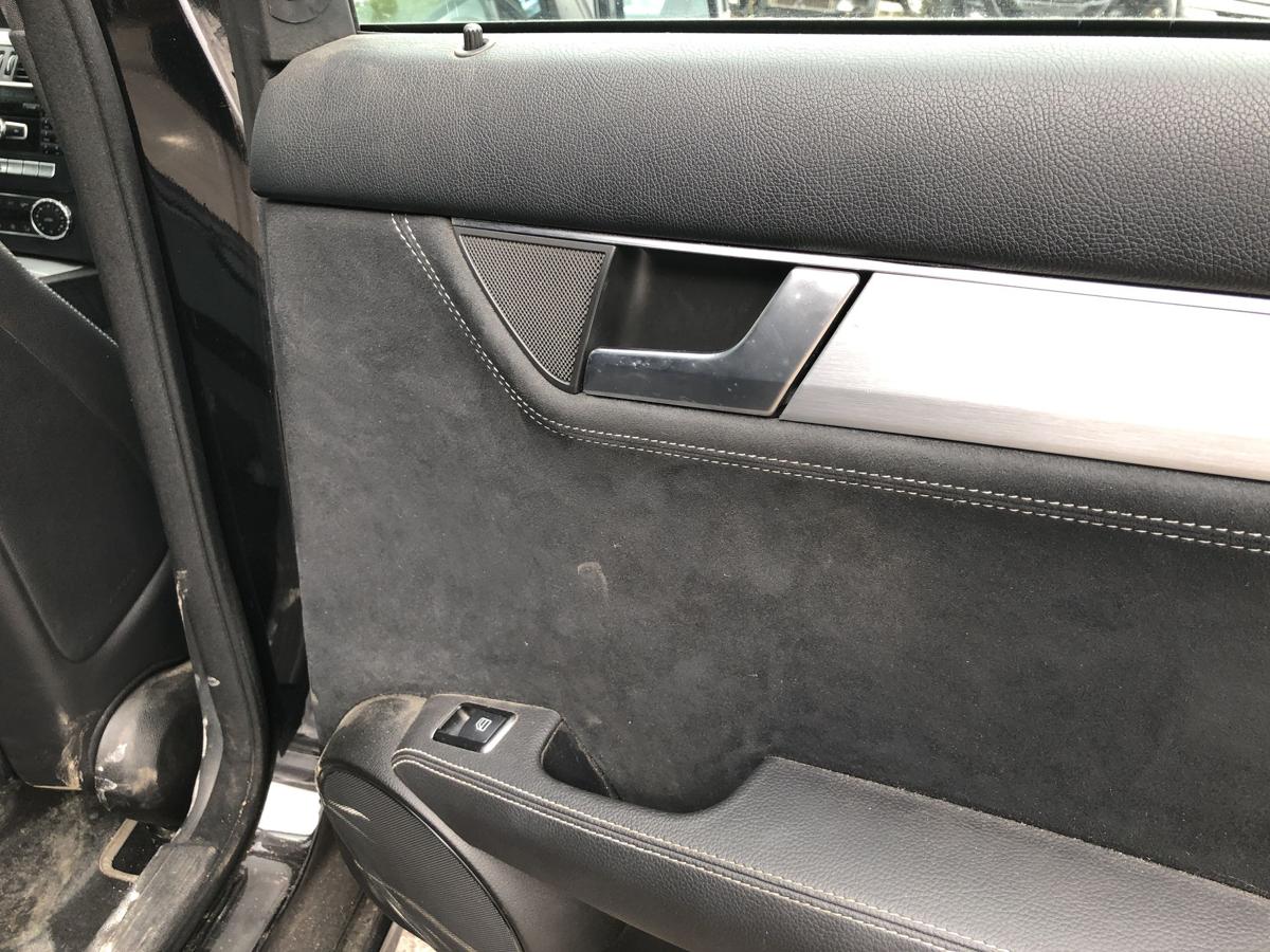 Mercedes C-Klasse W204 Mopf Edition C T&uuml;rverkleidung hinten rechts Microfaser