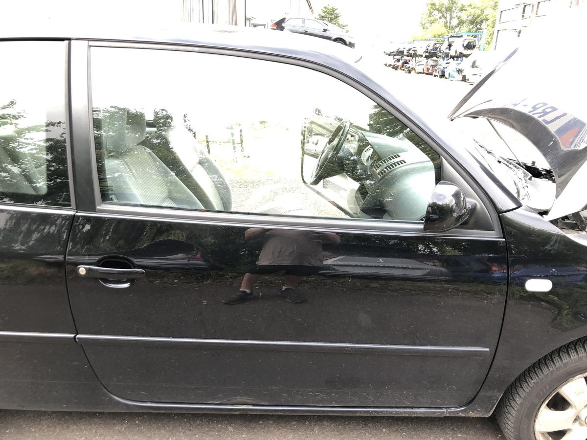 VW Lupo 6X T&uuml;r vorn rechts Beifahrert&uuml;r Rohbau L041 Brillantschwarz f&uuml;r man. FH
