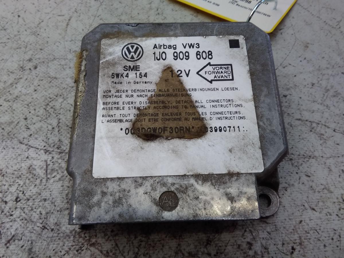 VW Golf 3 Cabrio Facelift original Steuerger&auml;t Airbag 1J0909608 5WK4154 BJ1999