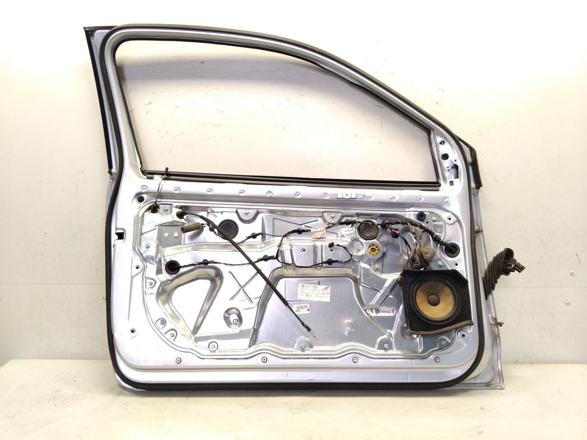 VW Polo 9N3 Tür vorn links Fahrertür 3-Türer reflexsilbermetallic LA7W Bj.2006
